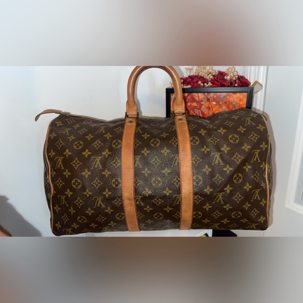 Louis Vuitton Brown Monogram Duffel Bag - Picture 11 of 14